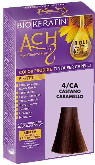 Biokeratin ach8 color prodige 4/ca caramel brown