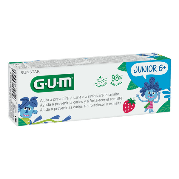 Gum junior children's toothpaste 7/12 fluoride 1000 ppm 50 ml