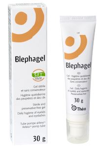 Blephagel gel limpiador de parpados tubo 30g