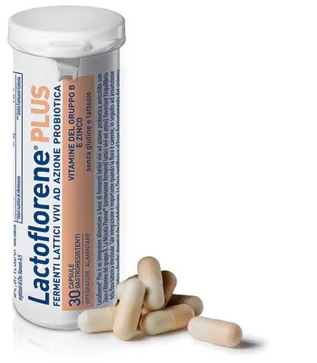 Lactoflorene plus 30 gastro-resistant capsules