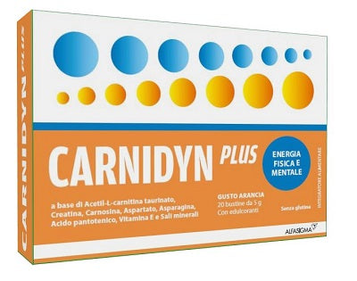 Carnidyn plus 20 sobres de 5 g sabor naranja