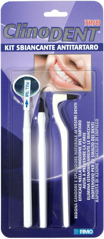 Clinodent trio sbiancante anti tartaro