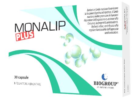 Monalip plus 30 cápsulas 500 mg