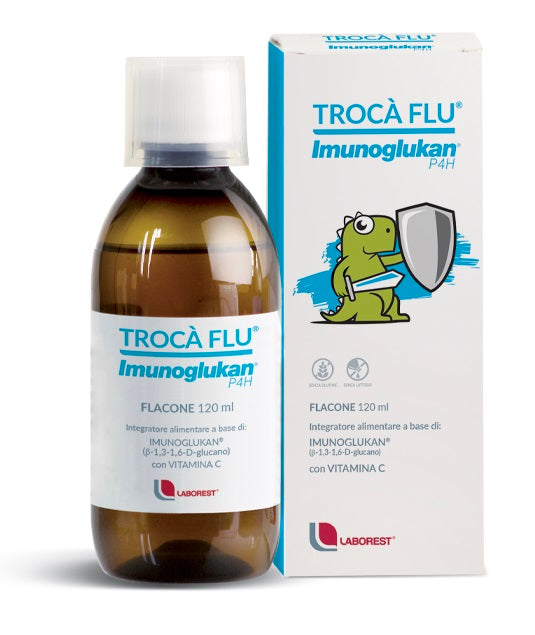 Troca' flu' imunoglukan 120 ml bottle