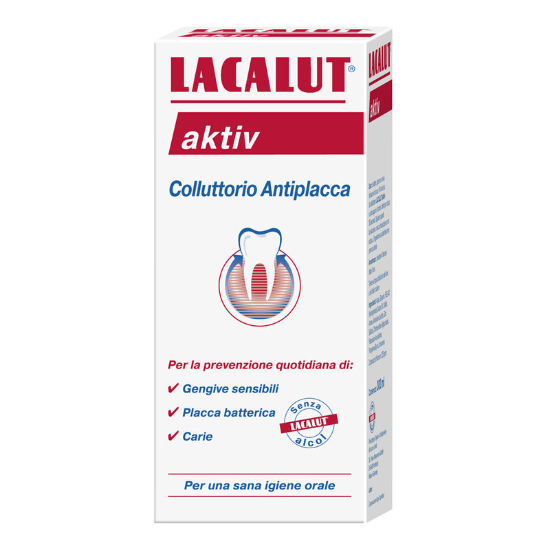 Lacalut collutorio aktiv antiplacca 300 ml