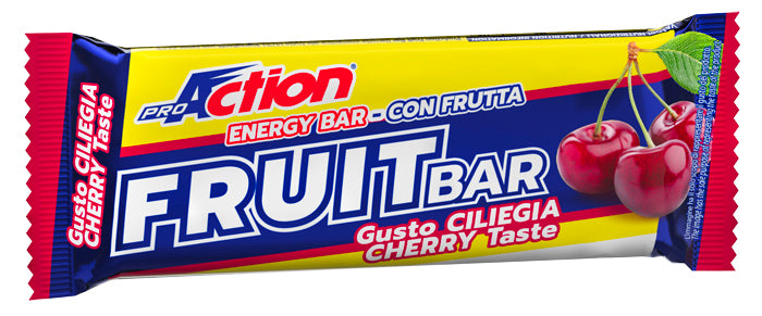 Proaction barrita energética de frutas y cerezas 40 g