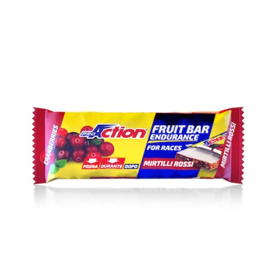 Proaction fruit bar cranberry energy bar 40 g