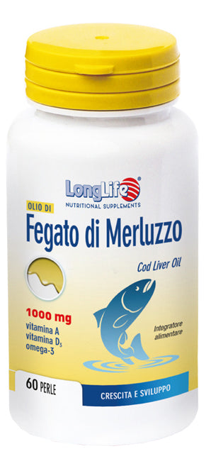 Longlife olio fegato merluzzo 1000 mg 60 perle