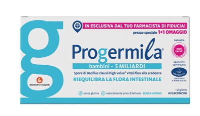 Progermila bambini 5 miliardi 6 flaconcini 10 ml