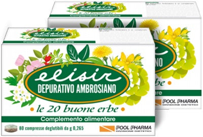 Elisir depurativo ambrosiano 20 compresse 5,3 g