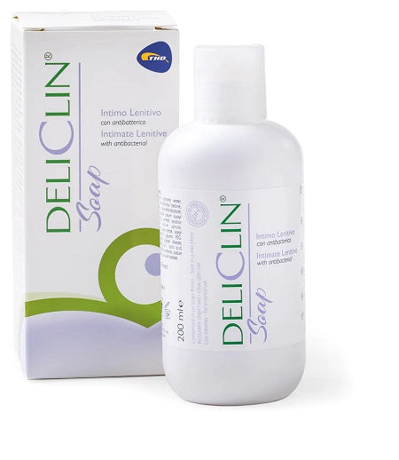 Deliclin soap detergente intimo lenitivo con antibatterico 200 ml