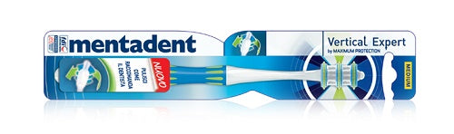 Mentadent vertical expert toothbrush