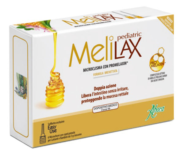 ABOCA - Melilax pediatric microclismi 6 pezzi 5 g