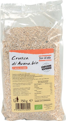 Organic oat bran 750 g