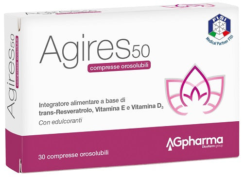 Agires 50 30 orosoluble tablets box 5.4 g