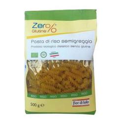 Zero% glutine fusilli di riso integrale senza glutine bio 500 g