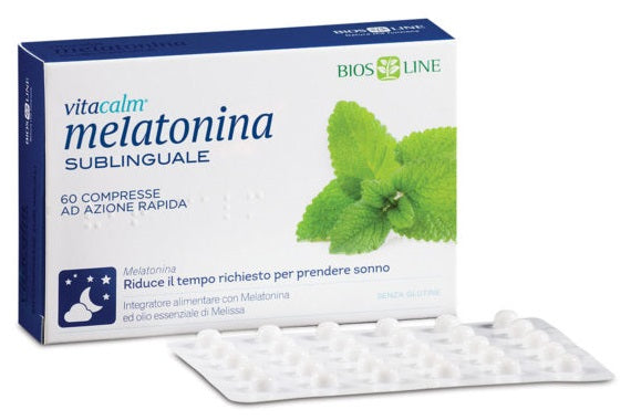 Bios linea vitacalm melatonina sublingual 60 comprimidos 1 mg