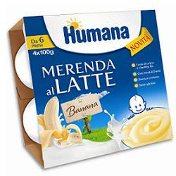 Humana snack de plátano 4 x 100 g