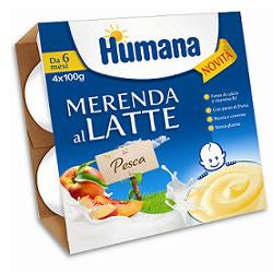 Humana snack melocotón 4 x 100 g