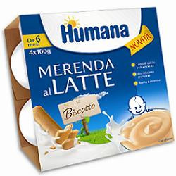 Humana snack sabor galleta 4 x 100 g