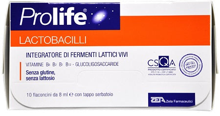 Prolife lactobacilli 10 flaconcini 8 ml