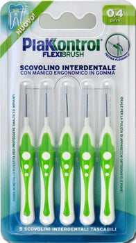 Plakkontrol scovolino interdentale flexi brush04 blister 5 pezzi