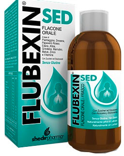 Flubexin sed syrup bottle 200 ml