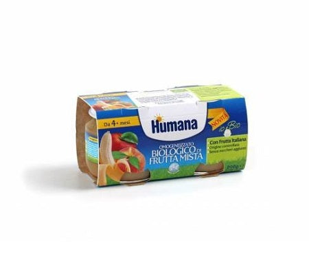 Humana mixed fruit puree organic 2 jars 100 g