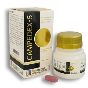 Campedex-5 15 comprimidos ovoides 18 g