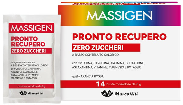 Massigen ready recovery zero sugar 14 sachets