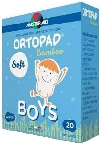 Cerotto oculare per ortottica ortopad soft boys m 20 pezzi