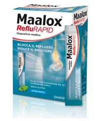 Sospensione orale maalox reflurapid 20 bustine monodose da 10 ml