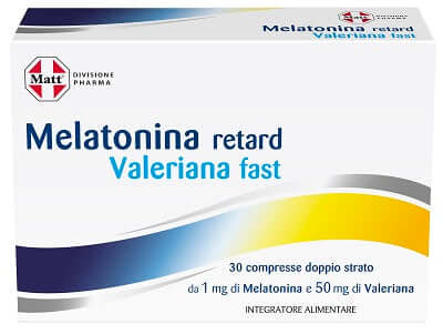 Matt divisione pharma melatonina retard valeriana fast 30 compresse