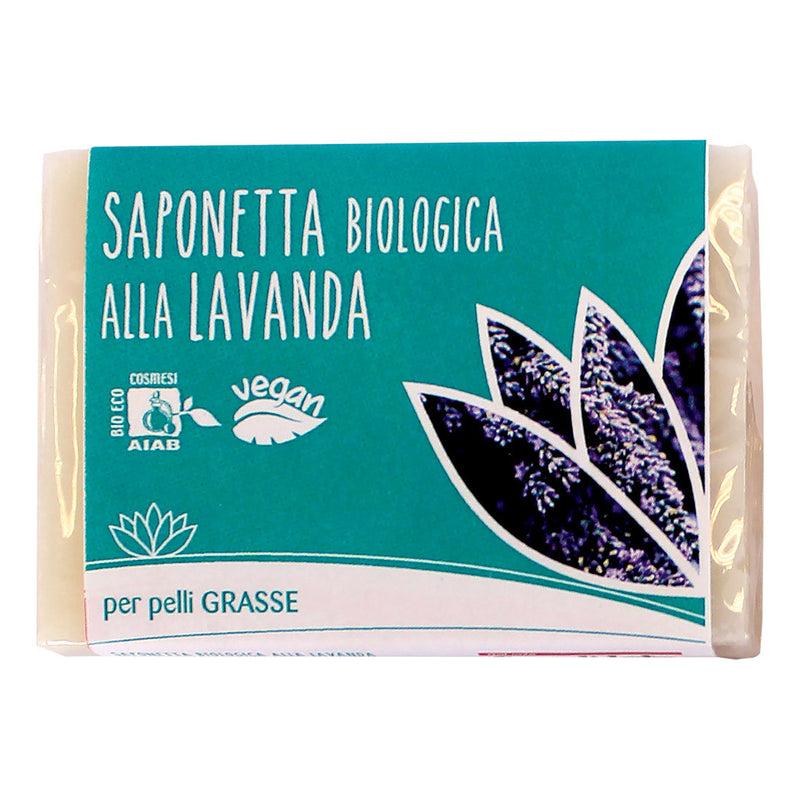 Pastilla de jabón de lavanda orgánica