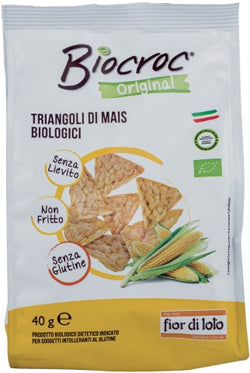 Biocroc triangulos de maíz ecológico 40 g