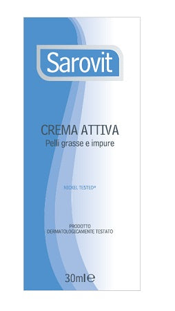 Sarovit crema pelli grasse/impure 30 ml