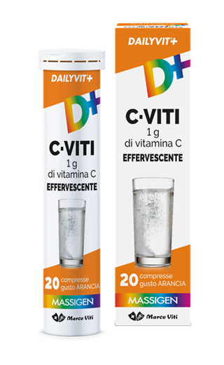 Dailyvit+ c viti 1g di vitamina c effervescente 20 compresse