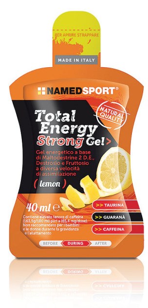 Total energy strong lemon gel 40 ml