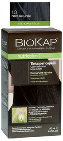 BIOS LINE - Biokap nutricolor delicato 1,0 nero naturale tinta tubo + flacone