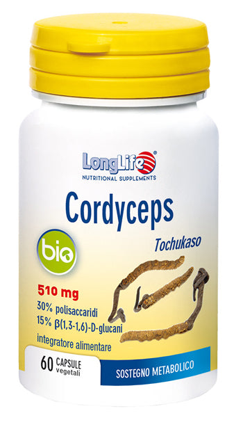 Longlife organic cordyceps 60 capsules