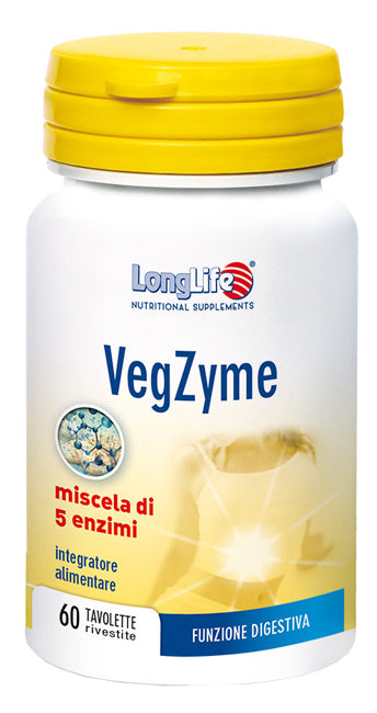 Longlife vegzyme 60 tablets