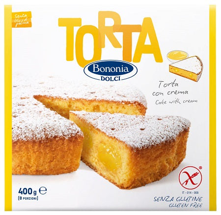 Bononia dolci torta con crema senza glutine 400 g