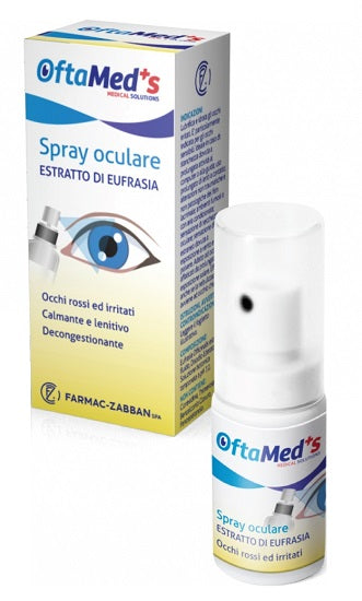 Oftamed's spray ocular ojos rojos e irritados extracto de eufrasia 10 ml