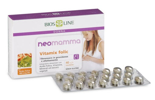 Biosline neomamma vitamix folic 40 tablets new