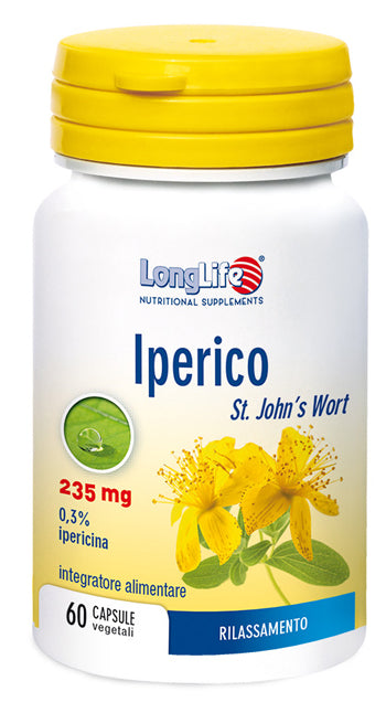 Longlife St. John's Wort 60 Vegetable Capsules