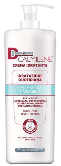 Dermovitamina calmilene crema idratante per pelle secca, molto secca o sensibile 500 ml