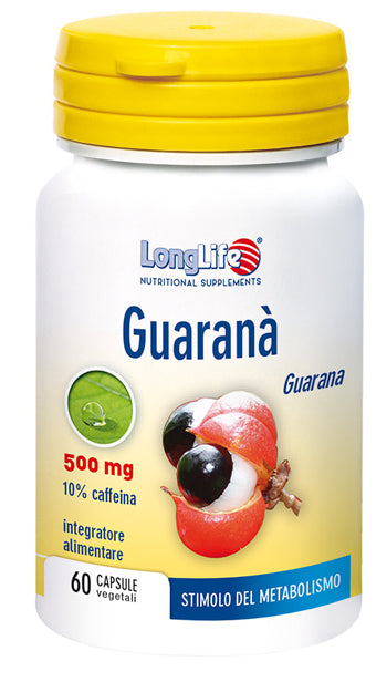 Longlife guarana' 60 vegetable capsules