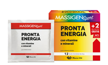 Massigen sport ready energia 12 sobres