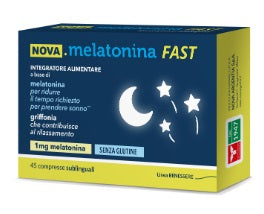 Nova melatonin fast 45 tablets 1mg of melatonin