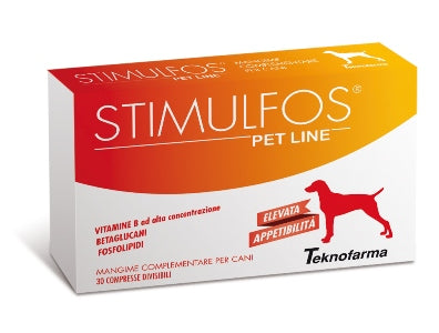 Stimulfos pet line dog complementary food box 30 tablets